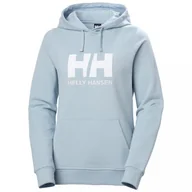 Kurtki i kamizelki sportowe damskie - Damska bluza dresowa nierozpinana z kapturem HELLY HANSEN HH LOGO HOODIE - miniaturka - grafika 1