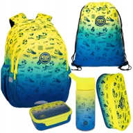 Plecaki szkolne i tornistry - CoolPack plecak szkolny 1-3 klasa tornister Football 2T dla chłopca Zestaw - miniaturka - grafika 1