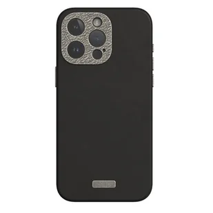 Moshi Napa MagSafe - Skórzane etui iPhone 15 Pro Max (Midnight Black) - Pozostałe akcesoria do telefonów - miniaturka - grafika 1