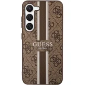 Etui i futerały do telefonów - Guess GUHCS23SP4RPSW S23 S911 brązowy/brown hardcase 4G Printed Stripe - miniaturka - grafika 1