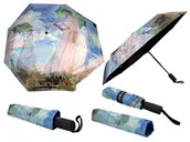 Parasole - Parasol automat, składany - C. Monet, Kobieta z Parasolem (dekoracja na wierzchu) (CARMANI) - miniaturka - grafika 1