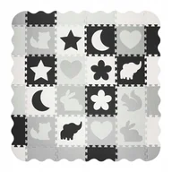 Maty piankowe - DUŻA MATA PIANKOWA 9SZT PUZZLE EDUKACYJNE DLA DZIECI GRUBA SKŁADANA - miniaturka - grafika 1