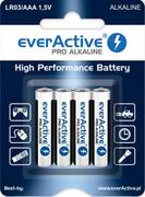 Baterie i akcesoria - EverActive 4 x baterie alkaliczne Pro LR03 / AAA (blister) - miniaturka - grafika 1