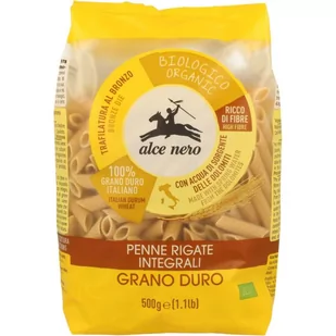 Alce Nero MAKARON RAZOWY PENNE (SEMOLINA) BIO 500 g - ALCE NE - Makaron - miniaturka - grafika 1