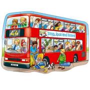 Układanki dla dzieci - Bigjigs Toys układanka Dwupiętrowy autobus - miniaturka - grafika 1