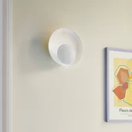 Lampy ścienne - Nordlux Kinkiet LED Marsi z kablem/wtyczką, biały - miniaturka - grafika 1