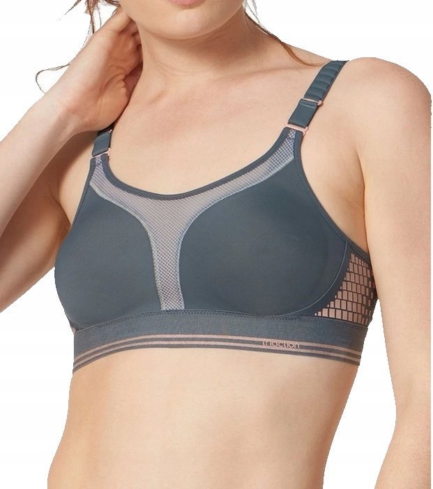 TRIUMPH biustonosz sportowy TRIACTION EXTREME LITE miękki szary rozmiar 75B