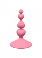 Kulki analne - Lola Toys Anal Plug Sweetheart Plug Pink - korek analny dla początkujących wąski różowy - miniaturka - grafika 1