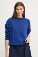 Bluzy damskie - Pepe Jeans bluza LINDY damska kolor niebieski z nadrukiem PL581468 - miniaturka - grafika 1