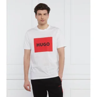 HUGO T-shirt Dulive222 | Regular Fit - Koszulki męskie - miniaturka - grafika 1
