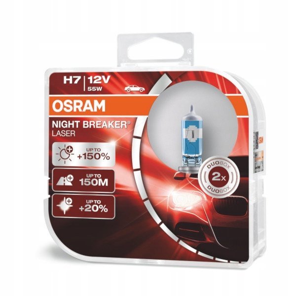 Osram 64210NL-HCB H7 Night Breaker Laser+150% DUO