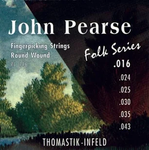 Thomastik pojedyncza struna H2 .024 taśma nylonowa na rdzeniu linowym PJ24 do gitary klasycznej John Pearse Folk Series Light zestaw PJ116 656692 - Struny gitarowe  - miniaturka - grafika 1