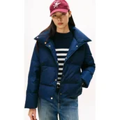 Kurtki damskie - Tommy Hilfiger Puchowa kurtka | Regular Fit - miniaturka - grafika 1