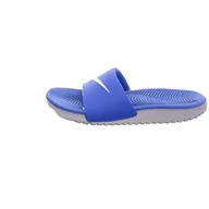 Klapki i japonki męskie - NIKE Kawa Slide (GS/PS), Klapki Męskie, Hyper Cobalt White 400 Niebieski, 38.5 EU - miniaturka - grafika 1