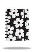 Notesy i bloczki - PATIO, kołobrulion b5 flores jasmine z gumką 100 kartek - miniaturka - grafika 1