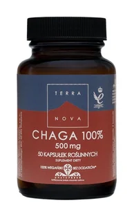 Terranova Terranova Chaga 100 % Skuteczny przeciwutleniacz w formie suplementu 50 kaps - Suplementy naturalne - miniaturka - grafika 1
