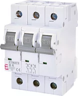 Wyłączniki światła i elektryczne - ETI Wyłącznik-nadprądowy-ETIMAT-6-3P-B-6A-6kA 2115512 - miniaturka - grafika 1