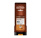 Żele pod prysznic dla mężczyzn - L'Oréal Paris Men Expert Barber Club X3 żel pod prysznic do ciała, włosów i brody 400 ml - miniaturka - grafika 1
