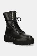 Botki damskie - Steve Madden workery skórzane Skywen damskie kolor czarny na platformie SM11003283 - miniaturka - grafika 1