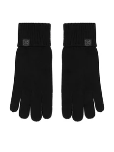 Calvin Klein Rękawiczki Emblem LV14D8016G Czarny - Rękawiczki - miniaturka - grafika 1