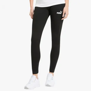 Legginsy Puma Damskie Getry Czarne Bawełniane 586835-01 - Spodnie sportowe damskie - miniaturka - grafika 1