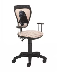 Krzesło Ministyle Black Labrador dla dziecka do nauki przy biurku - Krzesełka i taborety dla dzieci - miniaturka - grafika 1