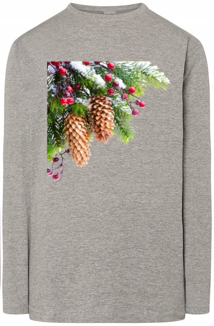 Szyszka Świąteczna Modna Bluza Longsleeve r.XL