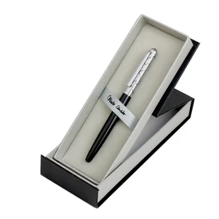 Piór kulkowe Monte Christo model Antonio czarno-srebrne - Pióra kulkowe - miniaturka - grafika 1