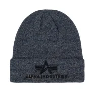 Odzież taktyczna i umundurowanie - Czapka zimowa Alpha Industries 3D Beanie 168910 315 - Ciemny Melanż - miniaturka - grafika 1