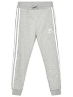 Spodnie i spodenki dla chłopców - Adidas Spodnie dresowe Trefoil 3-Stripes GD2705 Szary Regular Fit - miniaturka - grafika 1