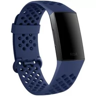 Akcesoria do smartwatchy - fitbit Pasek do Charge 4 Granatowy - miniaturka - grafika 1