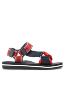 Buty dla chłopców - Pepe Jeans Sandały Pool Tape B PBS70056 Czerwony - miniaturka - grafika 1