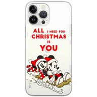 Etui i futerały do telefonów - ERT GROUP etui na telefon Apple Iphone 11 PRO MAX, case oryginalny i oficjalnie licencjonowany przez Disney, wzór Mickey i Minnie 015, optymalnie dopasowane, plecki z TPU częściowo przeźroczyste - miniaturka - grafika 1