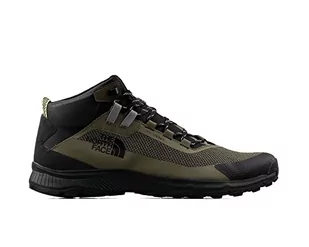 THE NORTH FACE Cragstone Mid WP, trampki męskie, Military Olive Tnf Black, 45.5 EU - Trampki męskie - miniaturka - grafika 1