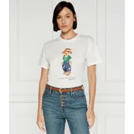 Koszulki i topy damskie - POLO RALPH LAUREN T-shirt BEACH BEAR | Regular Fit - miniaturka - grafika 1