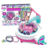 Prace ręczne dla dzieci - Zautomatyzowany zestaw do wytwarzania sznurkowych bransoletek, zrób swoją bransoletkę sznurkową na specjalnej maszynie do zaplatania kolorowych sznu.. - miniaturka - grafika 1