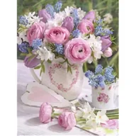 Malowanie po numerach - Titanum Malowanie po numerach - 40x50cm Bukiet - miniaturka - grafika 1