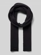 Apaszki i szaliki męskie - Szal z czystej wełny z efektem dzianiny - miniaturka - grafika 1