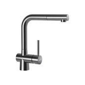 Baterie kuchenne - SCHOCK studio 517.120 EDM LAIOS Bateria kuchenna Inox - wyciągana wylewka - miniaturka - grafika 1