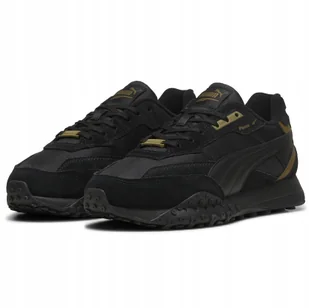 Buty męskie sneakersy Puma Blktop Rider 39272528 zamsz czarne 44.5 - Sneakersy męskie - miniaturka - grafika 1
