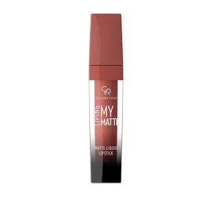 GOLDEN ROSE LIPING MY MATTE MATOWA POMADKA W PŁYNIE 18 5ML - Balsamy do ust - miniaturka - grafika 1