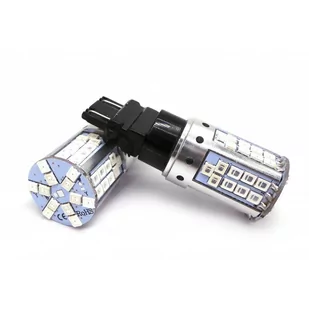 P27/7W Żarówka Led 3157 12-24V Canbus 2000Lm Pomarańczowa-Czerwona Usa Motoledy - Żarówki samochodowe - miniaturka - grafika 1