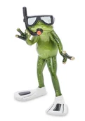 Figurki dekoracyjne - Figurka Żaba Nurek Płetwonurek 15 cm wysokość - miniaturka - grafika 1