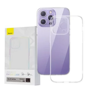 Przeźroczyste Etui Baseus Simple do iPhone 14 Pro - Etui i futerały do telefonów - miniaturka - grafika 1