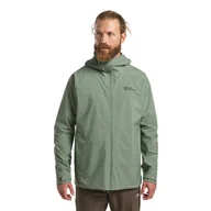 Kurtki męskie - Męska kurtka przeciwdeszczowa Jack Wolfskin PRELIGHT 2.5L LT JKT M eucalyptus - S - miniaturka - grafika 1