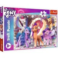 Puzzle - Trefl Puzzle 24 maxi Radość Kucyków Pony Nowa - miniaturka - grafika 1