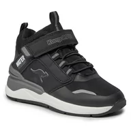 Buty dla chłopców - Trzewiki KangaRoos KD-Dose EV 18912-000-5003 Jet Black/Steel Grey - miniaturka - grafika 1