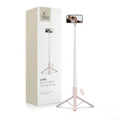 Selfie stick - TECH-PROTECT L09S BLUETOOTH SELFIE STICK TRIPOD PINK - miniaturka - grafika 1