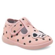 Buty dla dziewczynek - Kapcie Nelli Blu CM230615-1 Różowy - miniaturka - grafika 1