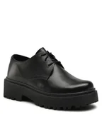 Półbuty damskie - Lasocki Oxfordy WB-ALESSIA-02 Czarny - miniaturka - grafika 1